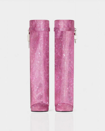 Bottes Lock, Rose à Strass