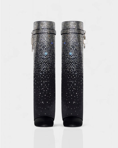 Bottes Lock, Cristal à Strass